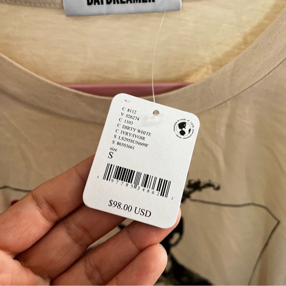 New Free People Daydreamer Sun Records X Elvis King Tee Size Small - Picture 10 of 10